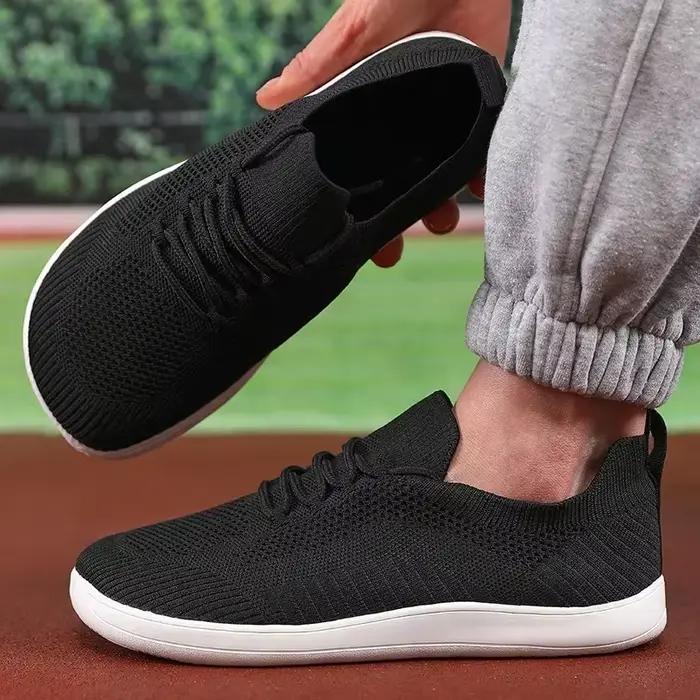 Chaussures pieds nus à bout large pour hommes
