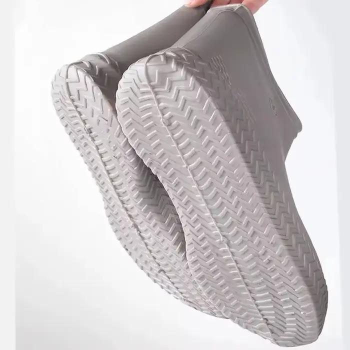 Surchaussures imperméables réutilisables antidérapantes résistantes à l'eau, surchaussures épaisses résistantes à l'usure pour la pluie, utilisation en extérieur