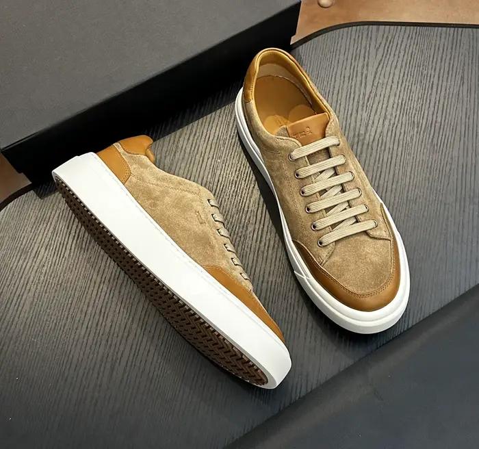 OECHSLI chaussures peau de vache daim 2025 nouvelle broderie mode qualité affaires véritable cuir mouvement hommes européen grande taille 38-47