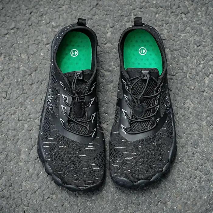 Chaussures à bout large zéro pieds nus pour hommes