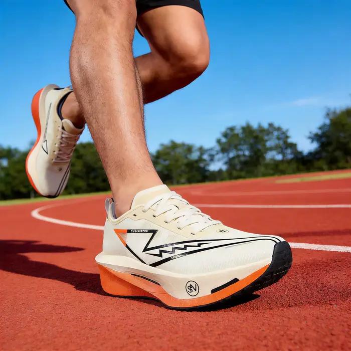 Chaussures de course 2026 avec plaque carbone pour homme et femme, respirantes, confortables, baskets de loisirs pour marathon et course de longue distance