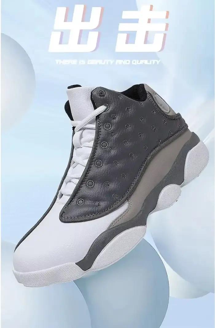 Chaussures de basketball d'extérieur antidérapantes à semelle en caoutchouc résistantes à l'usure, design montant, respirantes et confortables pour l'entraînement quotidien et l'athlétisme