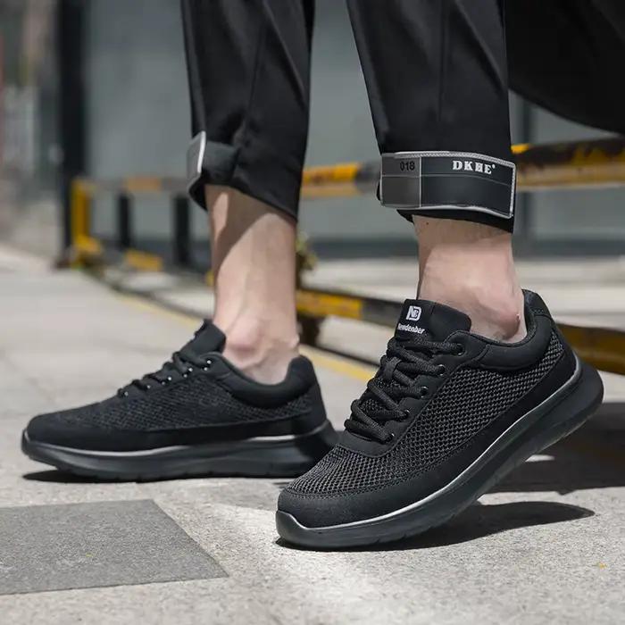 Baskets pour hommes maille respirant hommes chaussures décontractées grande taille 40-50 léger marche hommes chaussures de haute qualité semelles antidérapantes chaussure