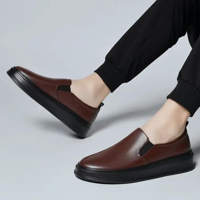 Semelle souple mocassin confortable chaussures décontractées