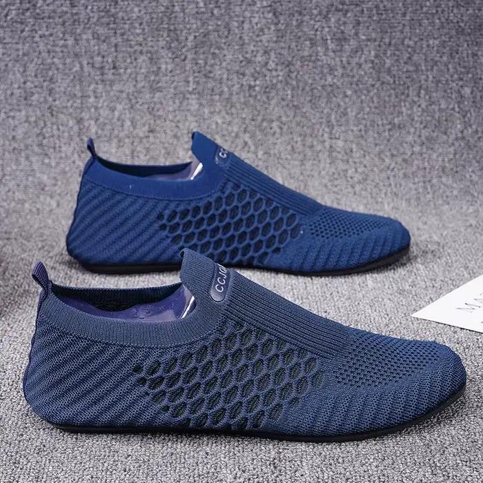 Mocassins Hommes Décontractés Fond Mince Chaussures Plates Respirantes Antidérapantes Occasions Spéciales