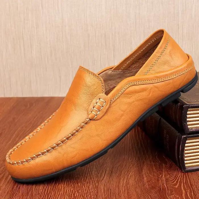 Mocassins en Cuir group pour Homme