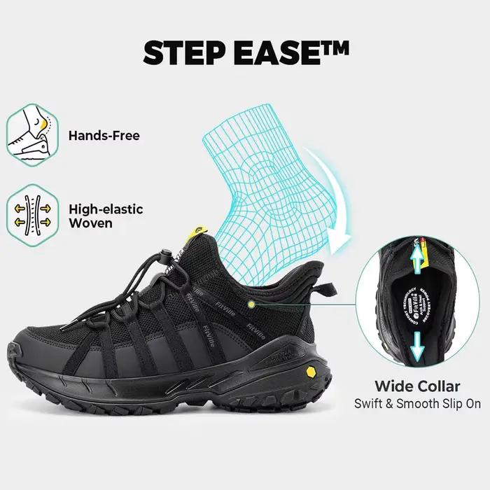 Chaussures larges à enfiler pour hommes
