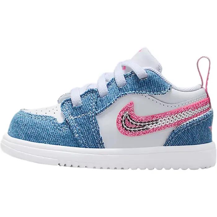 Nike véritable JORDAN bébé et enfants chaussures de sport légères quotidiennes Velcro HQ2002-400