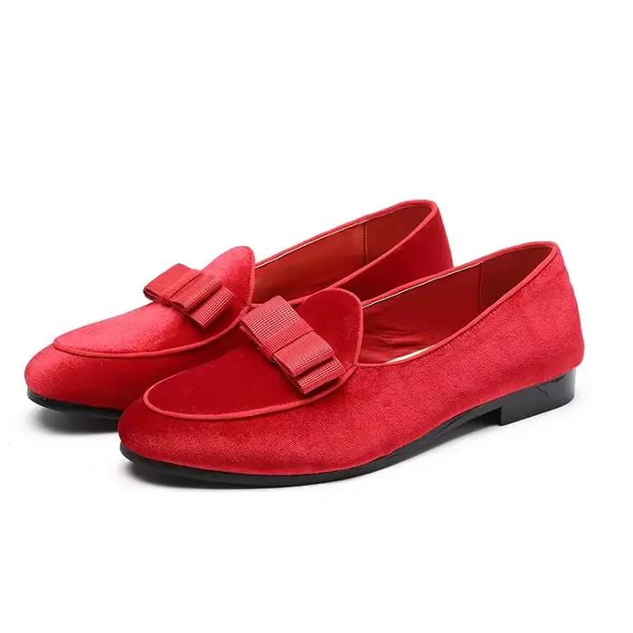 Mocassins en cuir suédé pour hommes