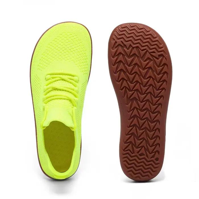 Chaussures pieds nus à bout large pour hommes et femmes