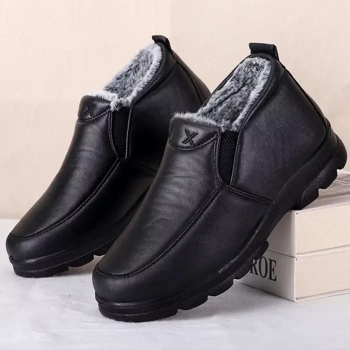 Bottes hommes neige en plein air chaussures pour hommes bottes d'hiver pour hommes bottines de randonnée chaussures pour hommes imperméables chaussures de travail chaussures