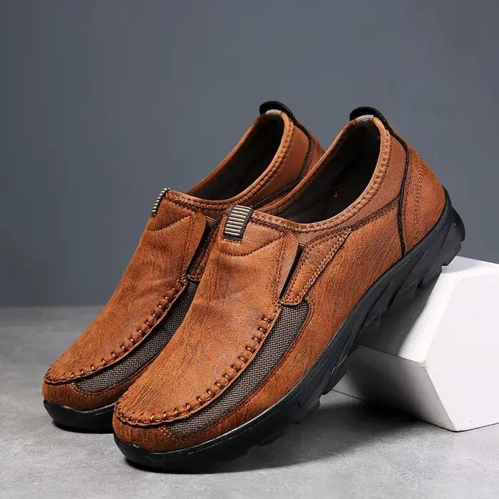 Hommes chaussures décontractées mocassins respirants baskets mâle confortable semelle souple