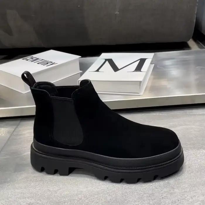 Bottines Chelsea à plateforme de haute qualité pour hommes