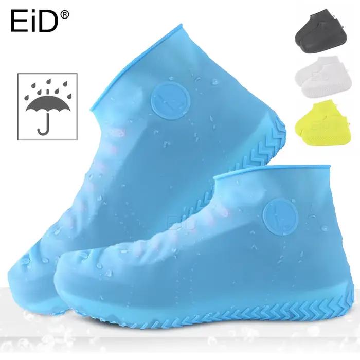 Protecteur de chaussures unisexe en Silicone, imperméable, réutilisable, pour les jours de pluie, pour l'intérieur et l'extérieur