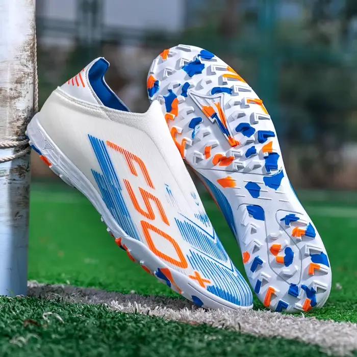 Chaussures de football sans lacets pour hommes T36