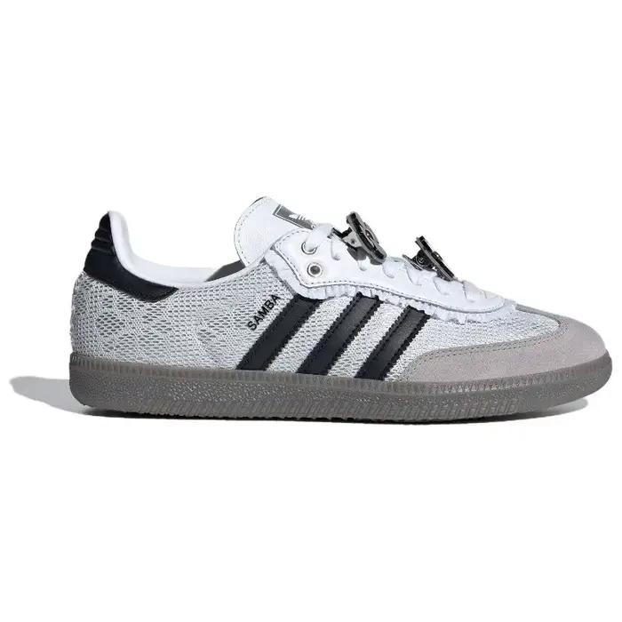 Chaussures de skate Adidas Originals Samba OG en cuir pour femmes et hommes basse et légère polyvalente pour les sports et mode