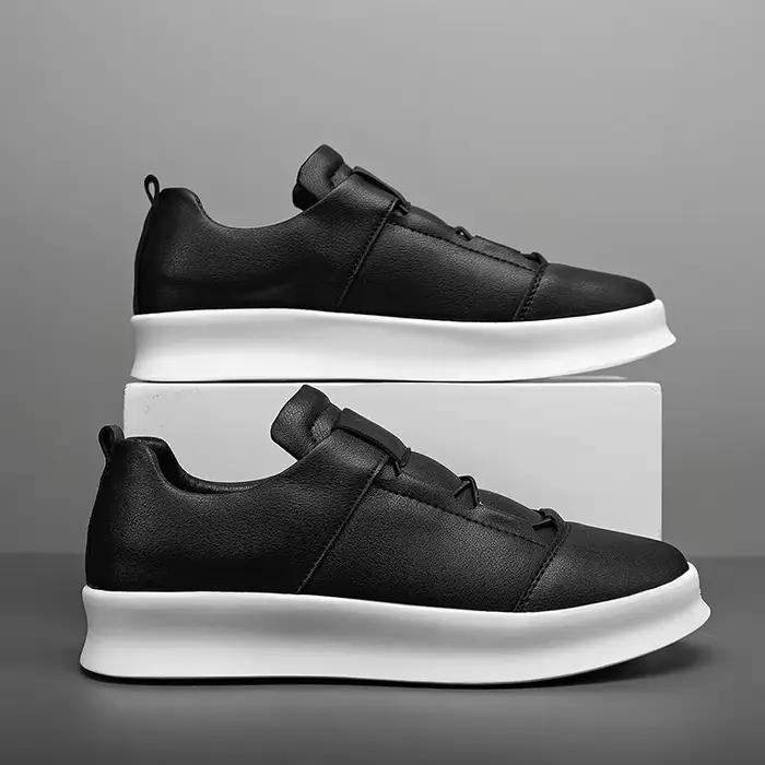 Chaussures en cuir à lacets pour hommes, mocassins d'extérieur, baskets italiennes respirantes, de conduite