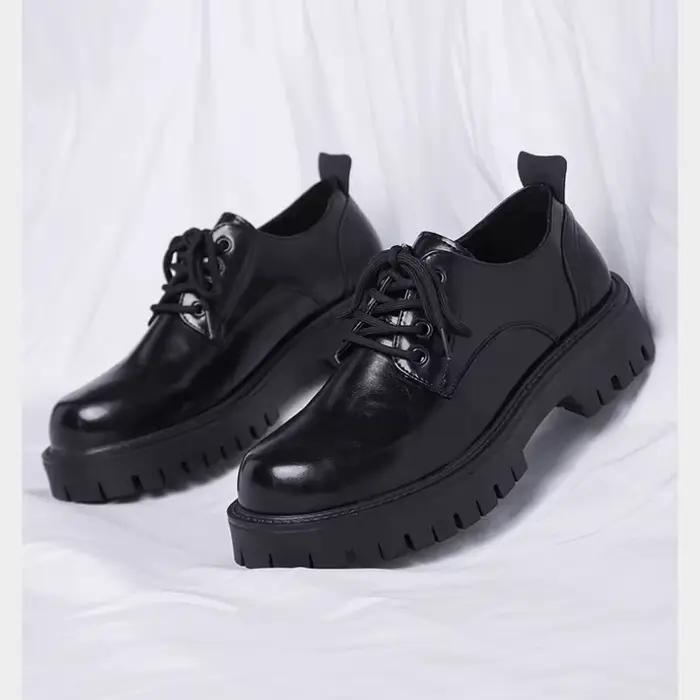 Chaussures Oxford en cuir coréen pour hommes