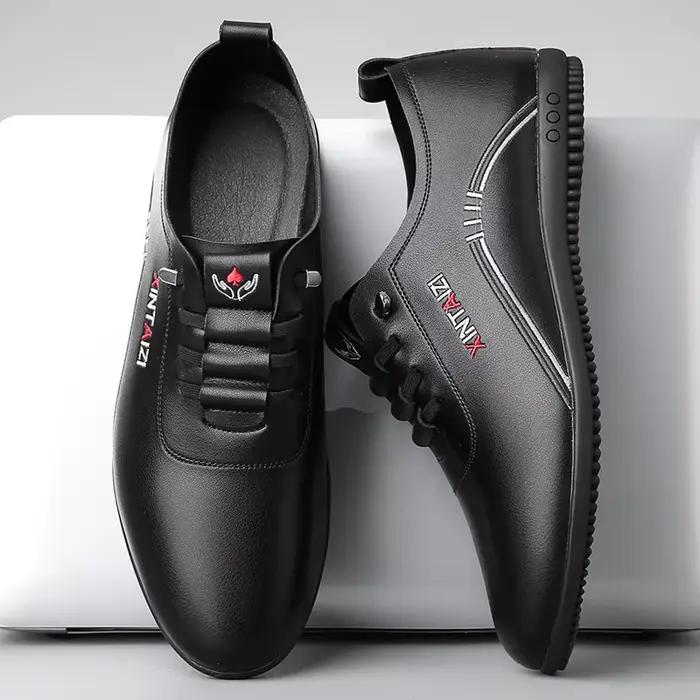 Chaussures en cuir décontractées pour hommes