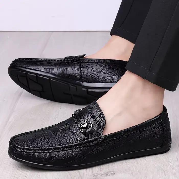 Nouveaux Mocassins Noirs 2026 pour Hommes – Chaussures en Cuir de Haute Qualité