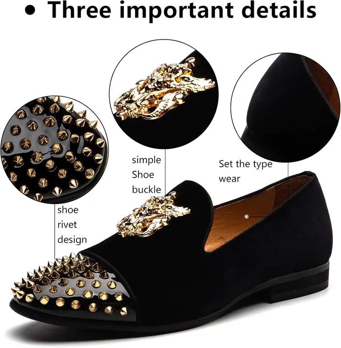 Mocassins en velours pour hommes
