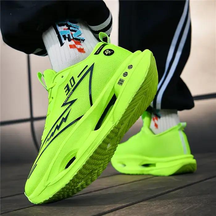 Chaussures ADMAR de course à pied avec plaque en carbone respirantes et confortables pour hommes et femmes pour entraînement marathon et sorties de jogging