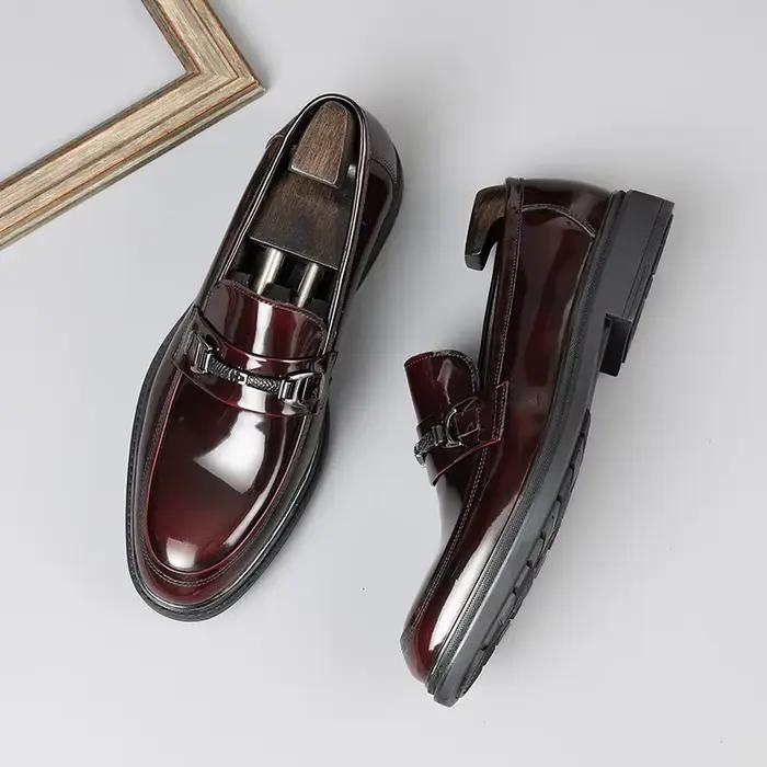 Cuir haut de gamme chaussures décontractées d'affaires homme
