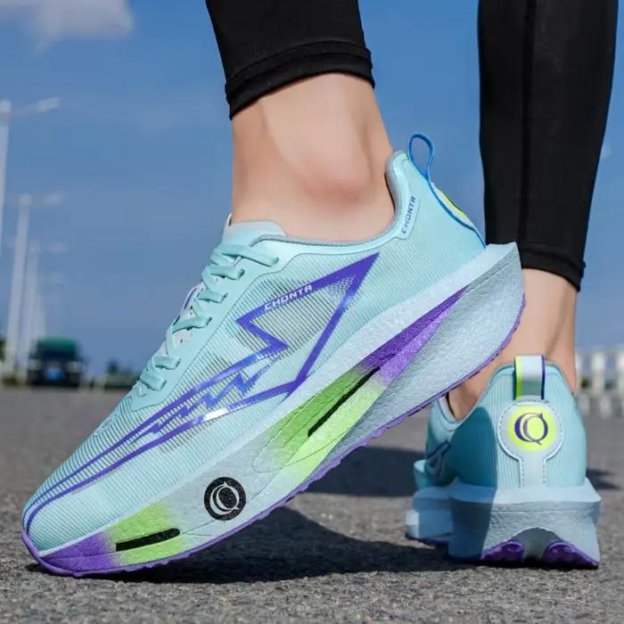 Chaussures de course décontractées et confortables pour hommes - Tige en tissu respirant