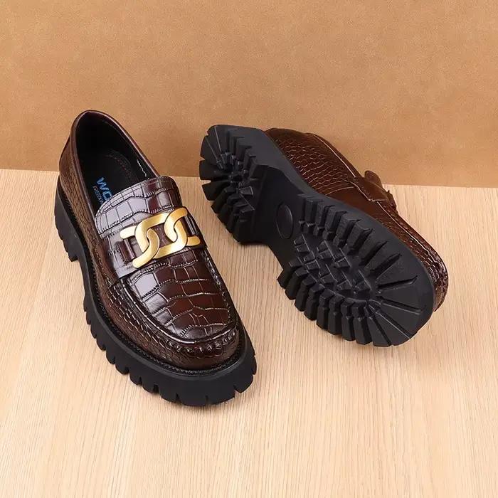 Chaussures en cuir pour hommes