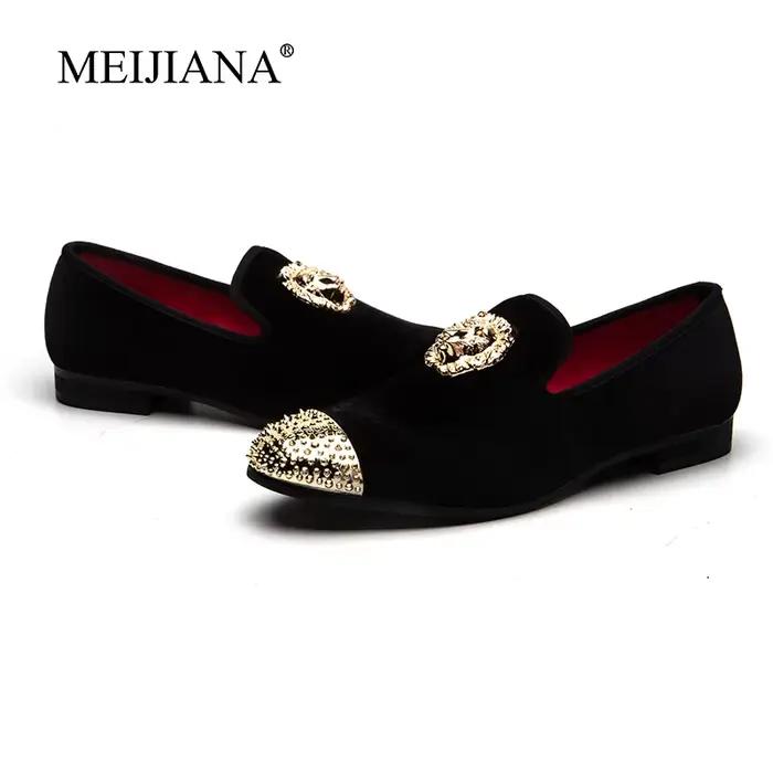 Chaussures de fête hommes mocassins sans lacets élégants pour homme occasion spéciale printemps automne résistants à l'eau ```