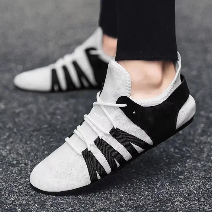 YRZL Mocassins pour hommes Chaussures antidérapantes Légères Confortables Couleur unie