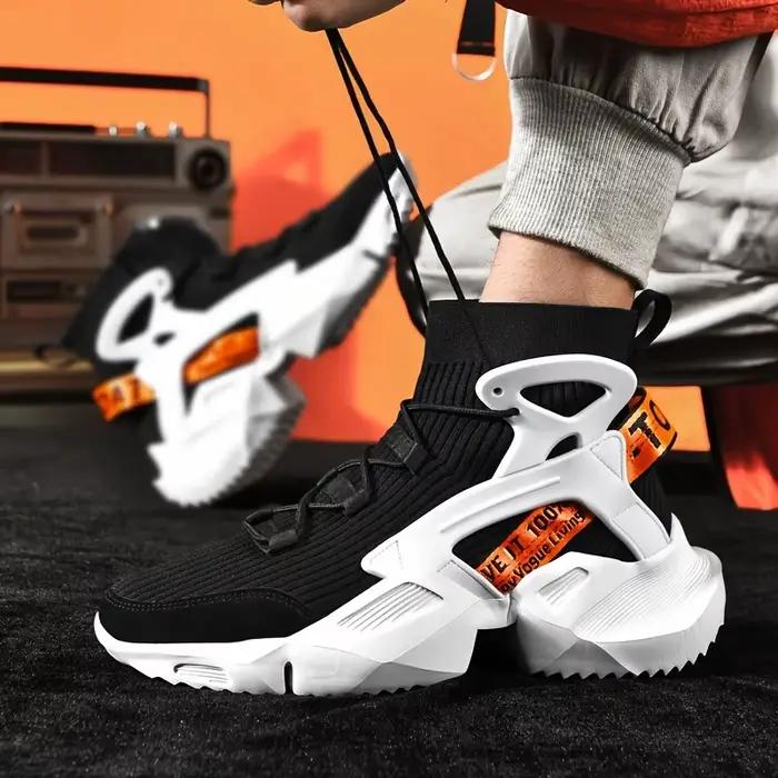 Chaussures de papa tendance pour hommes, chaussures de sport montantes décontractées d'automne 2025, chaussures à la mode, légères et polyvalentes
