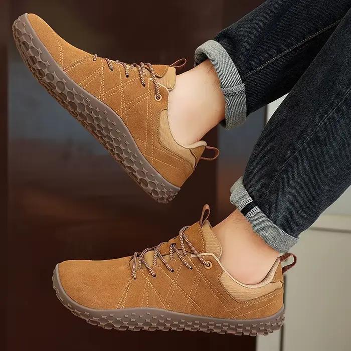 Chaussures de randonnée pour hommes, pieds nus, bout large, minimaliste, marche, escalade, confortables, respirantes, semelles zéro, espadrilles décontractées