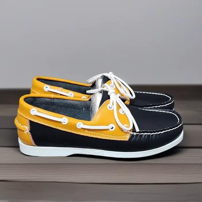 Mocassins en cuir véritable pour hommes