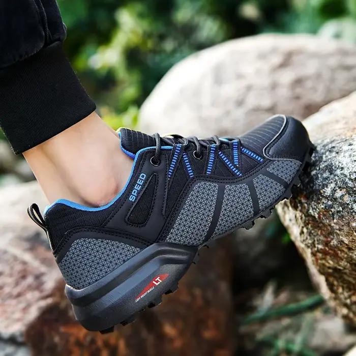 Chaussures de randonnée légères en coton pour homme et femme, imperméables, respirantes, grandes tailles, pour randonnée, camping et activités de plein air