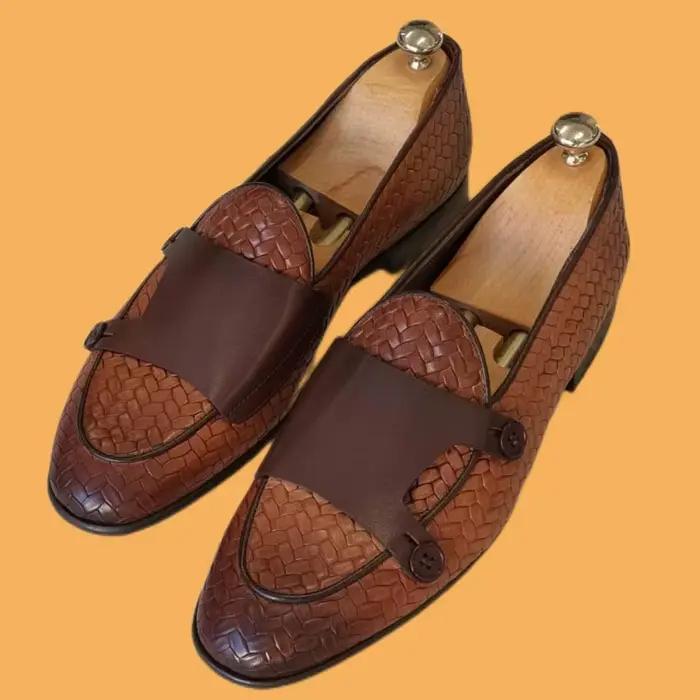Mocassins d'affaires en cuir PU pour hommes