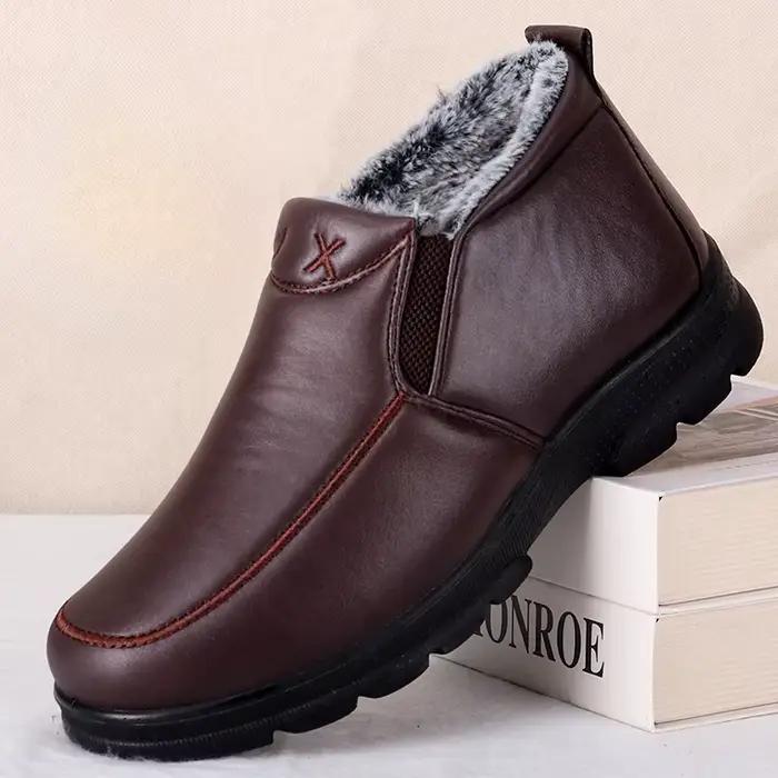 Bottes hommes neige en plein air chaussures pour hommes bottes d'hiver pour hommes bottines de randonnée chaussures pour hommes imperméables chaussures de travail chaussures