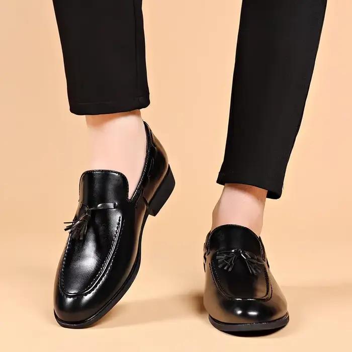 Chaussures habillées pour hommes nouvelle chaussure de mode en cuir Pu