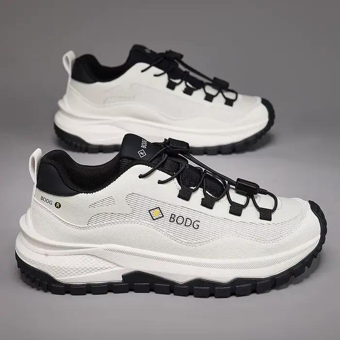 Chaussures de randonnée homme baskets imperméables résistantes anti-glissement sportives légères à lacets pour camping en plein airUsageId54