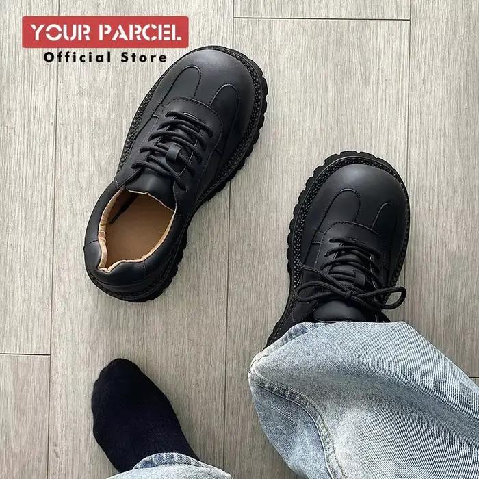 Chaussures derby en cuir véritable pour homme occasion décontractée haut de gamme design original tendance printemps automne
