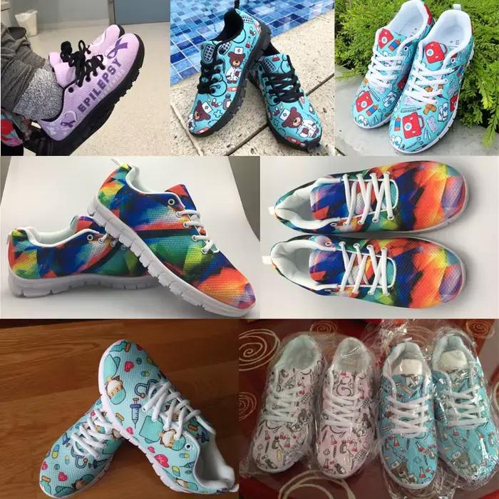 Chaussures plates imprimées de football Portugal Feel pour hommes et femmes