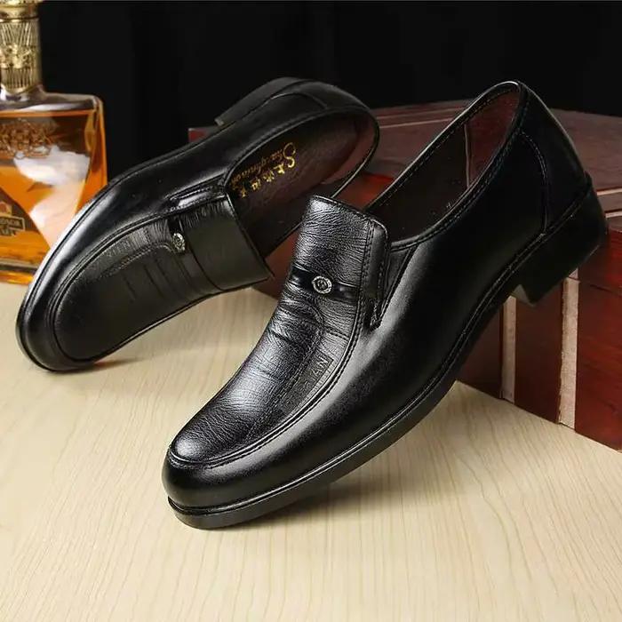 Chaussures en cuir pour hommes d'affaires
