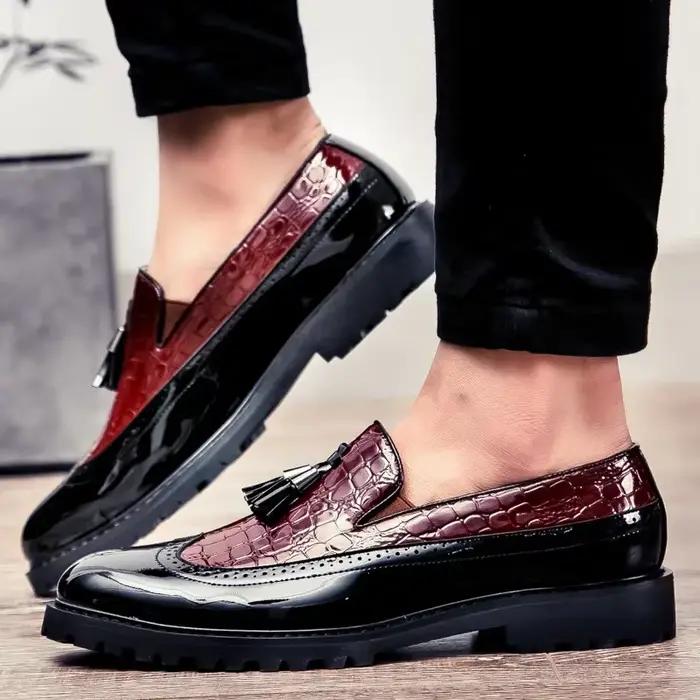 Mocassins en cuir italien pour hommes