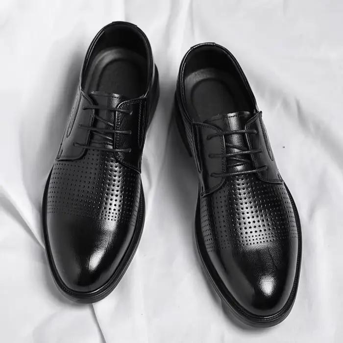 Chaussures en cuir Hallow pour homme Printemps-Été 2026