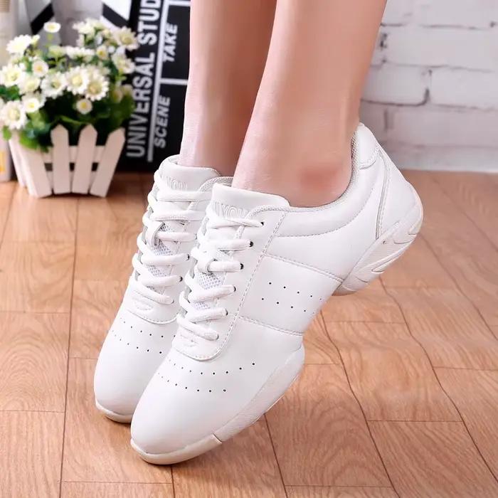 Chaussures de danse femme hommes dames moderne semelle souple Jazz baskets aérobic respirant léger