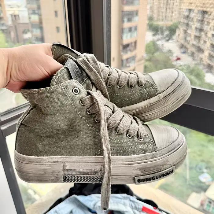 Chaussures décontractées en toile pour hommes
