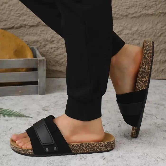 Sandales à une sangle pour hommes : sandales à enfiler imperméables