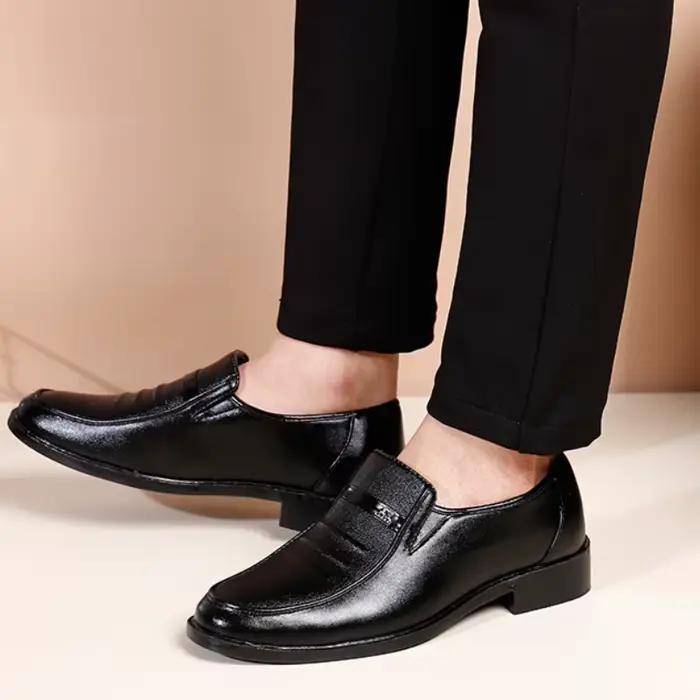 Chaussures en cuir pour hommes d'affaires