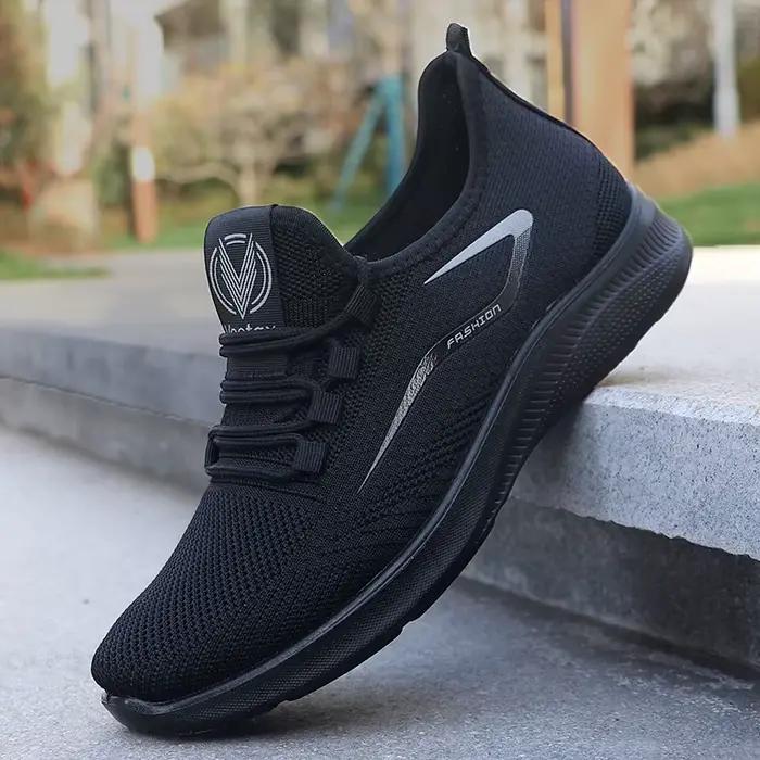 Chaussures décontractées à lacets solides pour hommes