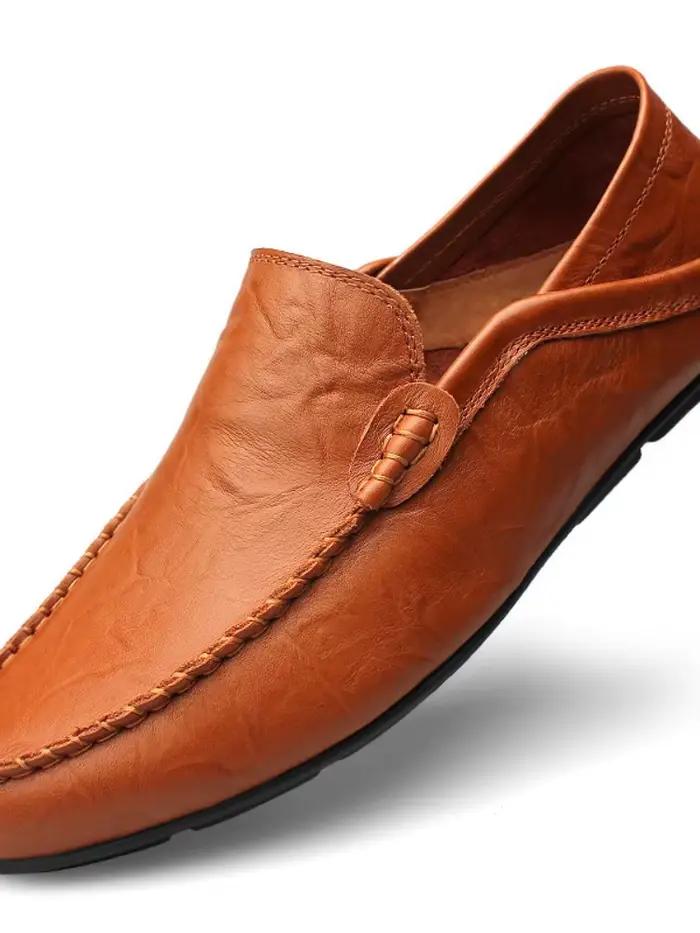 Mocassins en Cuir group pour Homme